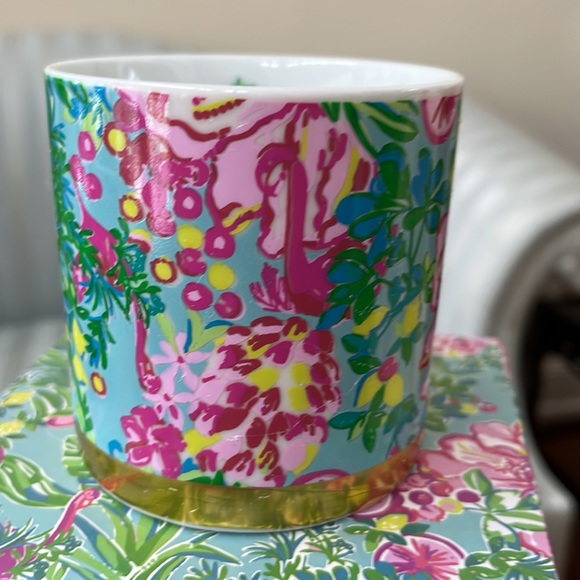 Lilly Pulitzer Seasalt Blue “Fruity Flamingo”Mug  - New - Picture 6 of 10